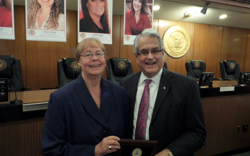 news and media - Rebecca Bell & Town of Hempstead Supervisor Anthony J. Santino