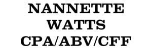 Nannette Watts CPA/ABV/CFF