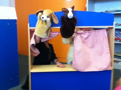 Puppet show; Suffolk County Children's Center